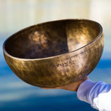 Handmade Buddhist Tibetan Singing Bowl Profession Percussion Instrument Full Moon Nepal Singing Bowls Meditation Yoga Accessory