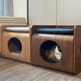 Cat Nest Coffee Table Bedside Table Stool Furniture Multifunctional Premium Solid Wood Bedside Table Luxury Home Cat House