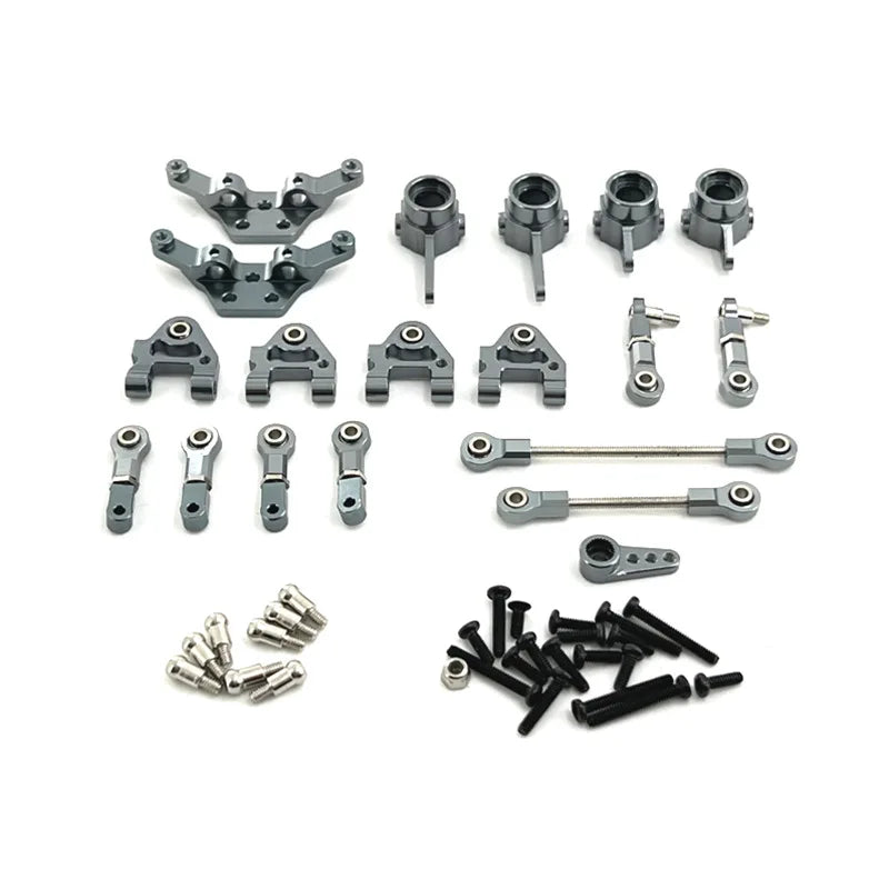 Wltoys 284161 284010 284131 K989 k979 K969 P929 P939 Metal Upgrade Parts Kit Steering Cup 1/28 RC Car Upgrade Accessories Set