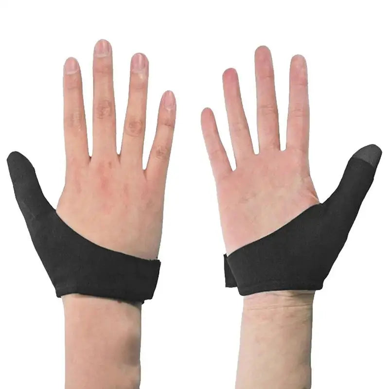 Bowling Thumb Saver Elastic Bowling Thumb Saver Protector Glove Adjustable Thumb Stabilizer Bowling Glove