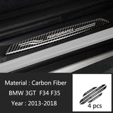 Accessories Door Sill Scuff Plate Guards Protector Sticker For BMW X1 X5 X6 E70 E71 E84 E90 F10 F15 F16 F20 F25 F26 F30 F34 F36