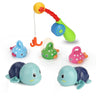 Baby Bath Toys Finding Fish Kids Float Spray Water Squeeze Aqua Soft Rubber Bathroom Play Animals Bath Figure Toy For Children