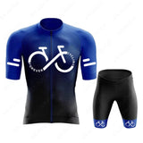 Cycling Jersey Set 2023 Summer Ropa Ciclismo Men's Bicycle Cycling Clothing Gradient Color Mountain Bike Jersey Sportswear Suit