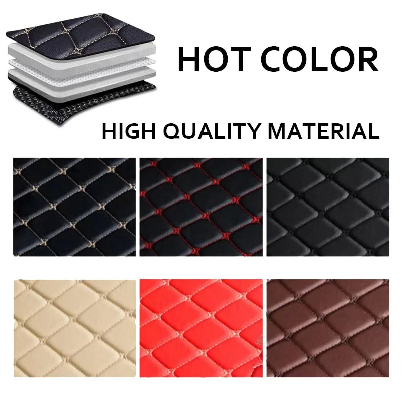 Custom Made Leather Car Floor Mats For Volkswagen VW Passat B6 2007 2008 2009 2010 2011 Carpets Rugs Foot Pads Accessories