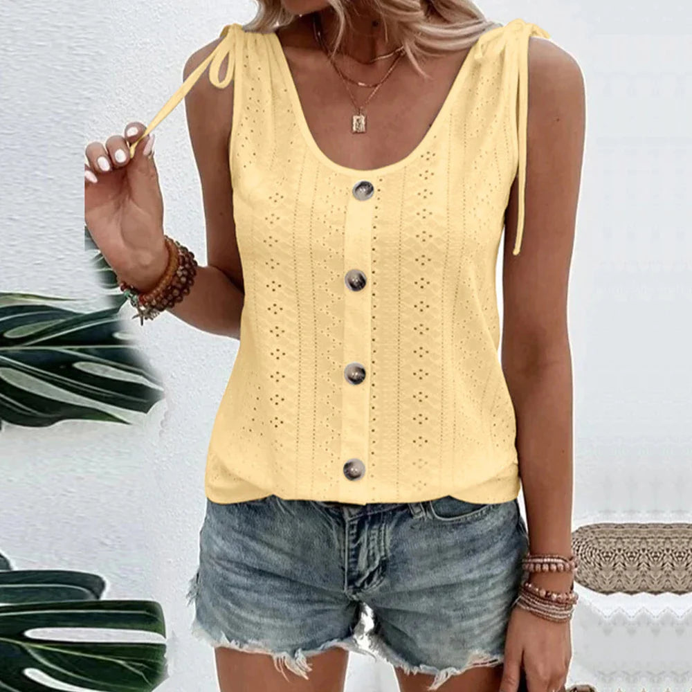 Plus Size Oversized Women's Fashion Sleeveless Tank Vest Tops Ladies Summer Holiday Beach Casual T-Shirt Tee Clothing For Female