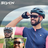 SCVCN Photochromic Men Cycling Sunglasses UV400 Sports Bicycle Women Running Hiking Glasses Road MTB Eyewear Goggles with Case