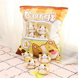 Cartoon a bag of snacks doll throw pillow Internet celebrity ins snack bag plush toy creative office pillow