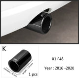 For BMW 1 2 3 4 5 Series X1 3GT F20 F22 F30 F32 F34 F36 F10 F48 Car-Styling Rear Exhaust Pipe Cover Trim Frame Auto Accessories