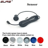 EURS 1pcs 22mm Sensor Black Red White Silver Gray Blue Car Parking Sensor Kit Monitor Reverse System