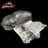 1/10 GTR R35 PVC Transparent clean no painted RC body shell 195mm Width  drift Lampshade tail for hsp hpi traxxas Tamiya D5s mst