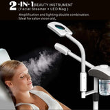 220v Facial Steamer Nano Ionic Face Steamer with 360° Rotatable Sprayer Facial Steamer for Personal Care Use at Home or Salon