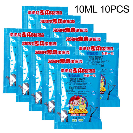 New 100ML-1000ML Concentrate Bubbles Liquid Soap Water Bubble Gun Accessories Soap Bubble Liquid Bubble Refills 10ML/1 Piece