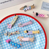 1~5PCS Side Clip Eye-catching Wild Popular Lovely Fashionable Unique Puppy-shaped Hairpin Little Girl Hair Accessories Hairpin