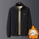 Thick Warm Men's Winter Fleece Jacket Coat Fashion Trend Outdoor Parkas Men Clothing