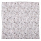 White Plush Fabric Soft and Thick Home Textile Coat Clothing Designer Cloth Diy Apparel Sewing Meters Pure Polyester Material