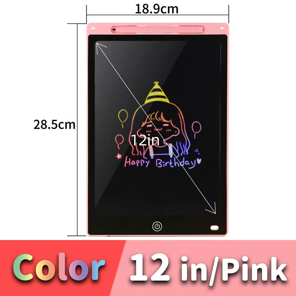 12 inch LCD Writing Tablet Digit Magic Blackboard Electron Drawing Board Art Painting Tool Kids Toys Brain Game Child Best Gift