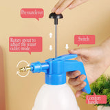 1PS Color Random 2L Gardening Watering Household Cleaning Sprinkler Manual Air Pressure Explosion-proof Watering Can