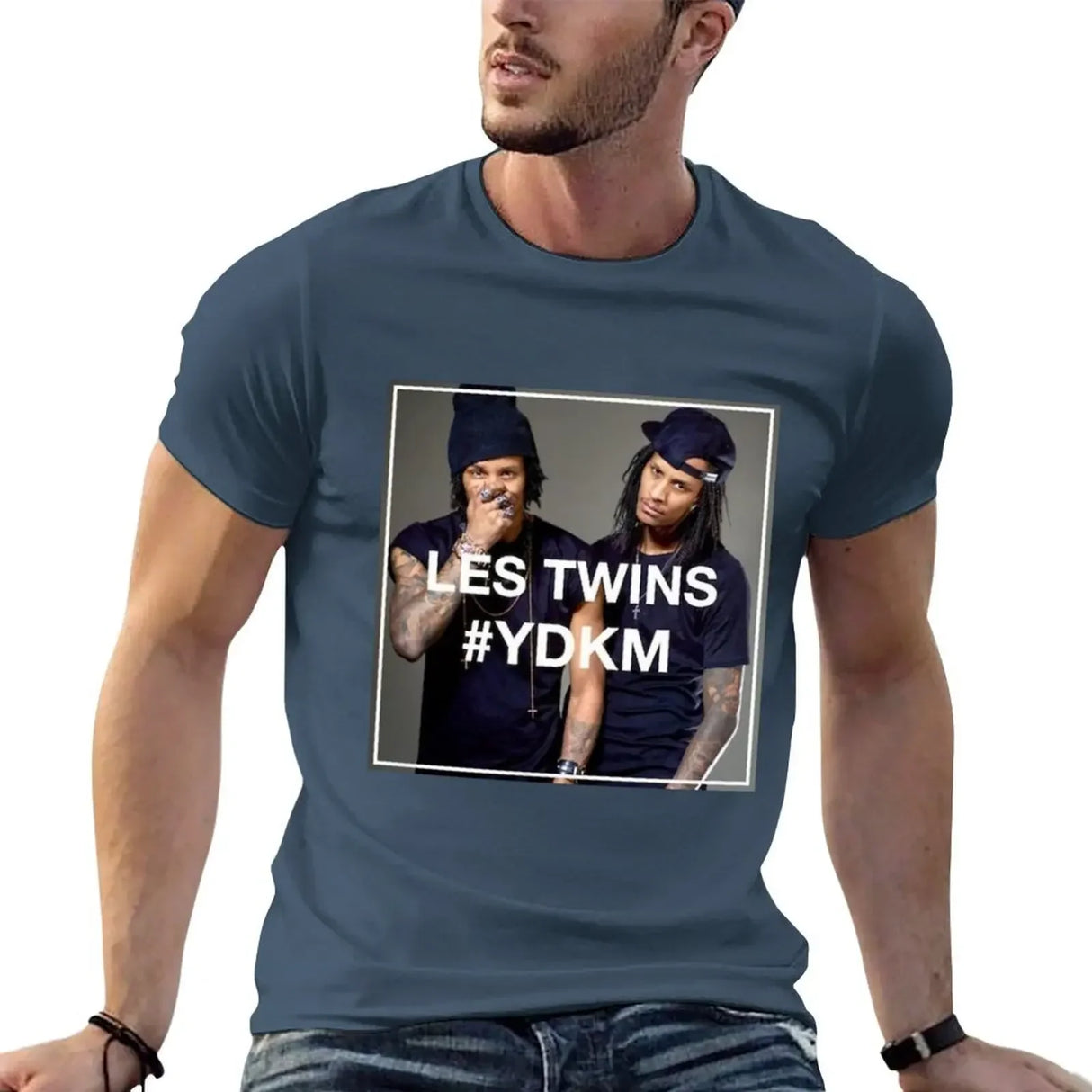 les Twins T-shirt quick-drying plain oversized t shirts for men