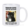 Funny Cat Mugs Coworker Gifts Coffee Spelled Backwards Is Eeffoc Coffeeware Mugen Home Decal Tableware Drinkware Tea Cup Teaware