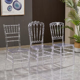 Home Transparent Dining Chair Hotel Crystal Chair Commercial Furniture Outdoor Wedding Chair Banquet Lounge Chairs For Events