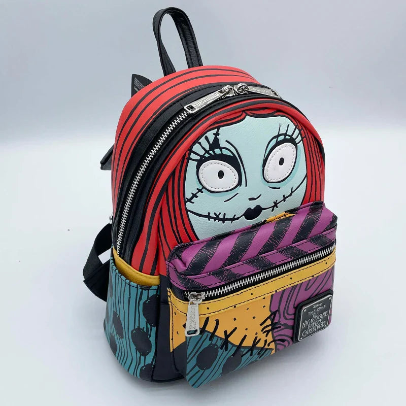 Disney The Nightmare Before Christmas Backpack Cartoon Jack Sally Cosplay Women Fashion Brand Backpack Christmas Gifts