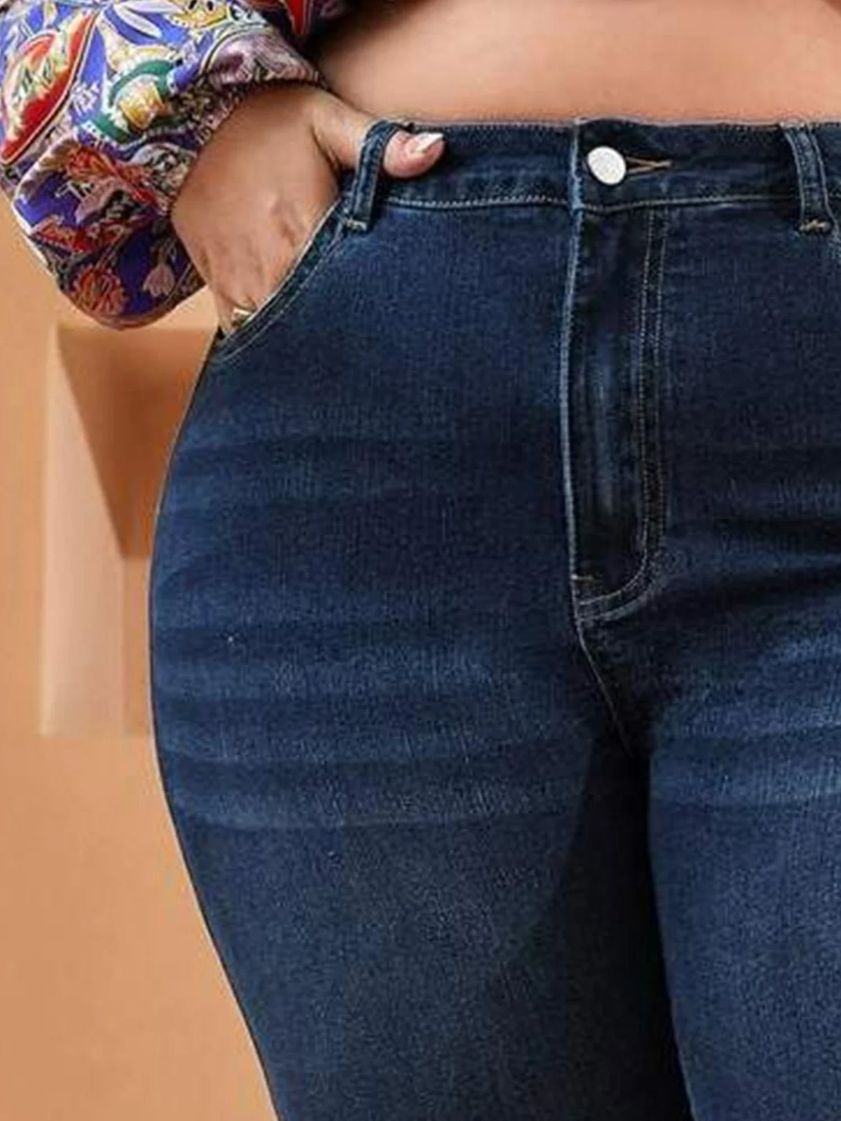 Plus Size Skinny Jeans For Women High Waist Stretch Denim Trousers Mom Jeans Pencil Pants Casual Comfort Trousers Oversize