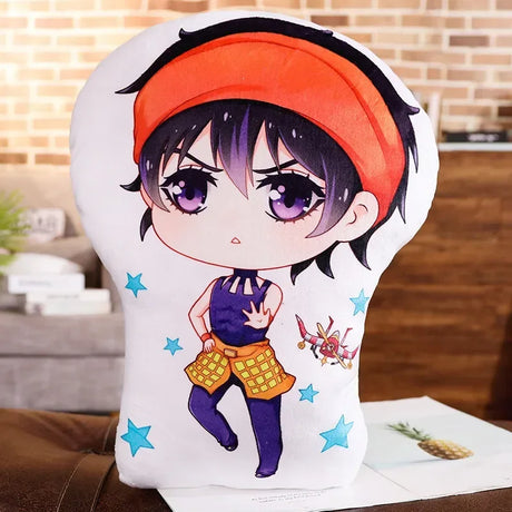 Animation Derivatives Kujo Jotaro Jolyne Weather Report Giorno Giovanna Anime Plushie Cushion Bolster Doll Stuffed Plush Toys