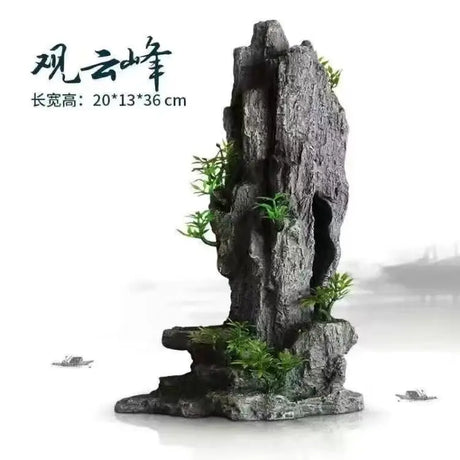 Fish Tank Landscaping Simulation Rockery Layout  Aquarium Decoration Set Decorations Size Combination Package