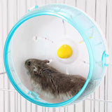 Hamster Exercise Wheel Running Disc Toy Silent Rotatory Jogging Wheel Pet Sports Wheel Toys Guinea Pig Running Round Wheels Cage