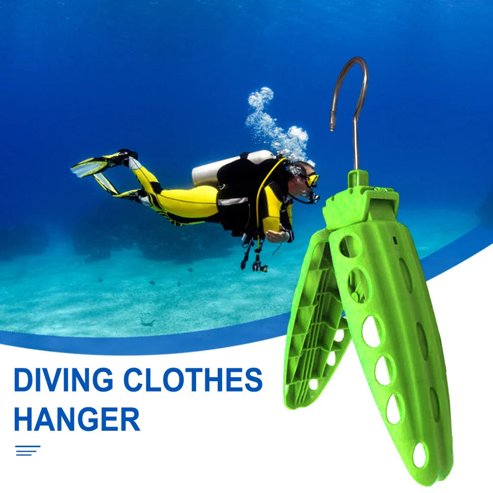 Clothes Hanger Foldable Heavy Duty Coat Rack Plastic Portable Rustproof Surfing Gear Snorkeling Accessories