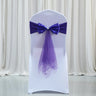 Spandex Lycra Chair Band Back Satin Bow Swag Chair Sash For Wedding Chair Cover Event Party Decoration