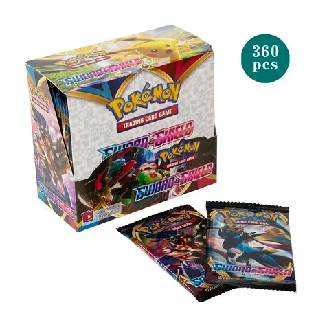 New 360Pcs Box Pokemon Card Shining Fates Style English Booster Battle Carte Trading Card Game Collection Cards Toys Kids Gifts