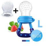 Silicone Baby Fruit Feeder with Cover Baby Nipple Fresh Food Vegetable Supplement Soother Nibbler Feeding Teething Pacifier