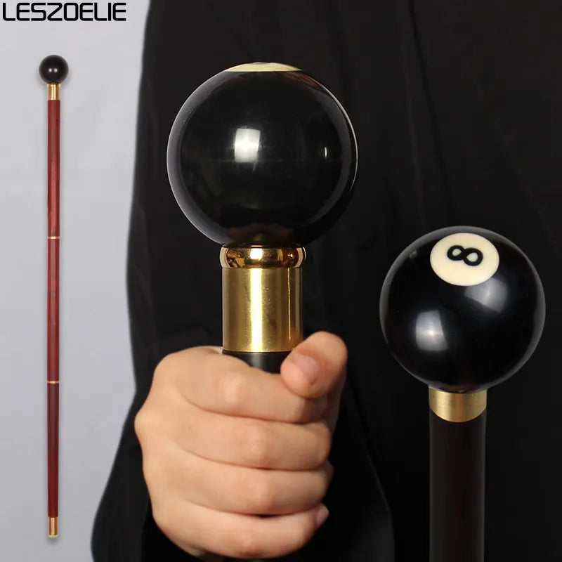 2 Sytles Black Eight Luxury Wooden Walking Stick Cane  Man Decorative Cane Women Fashion Elegant  Walking Stick Vintage Cane