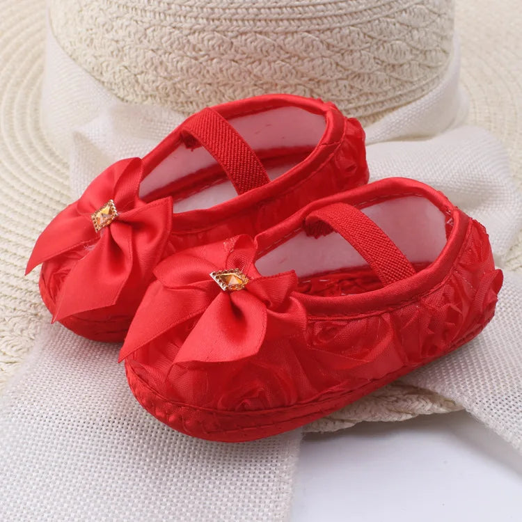 Summer Baby Girls Retro Toddlers Prewalkers Flower Footwear Shoes Infant Soft Bottom First Walkers 0-18M Anti-slip Toddler Shoes