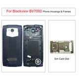 For Blackview BV7000 Battery Housings Frames Back Cover/Signal Antenna/Sim Card Slot Original Mobile Phone Replace Repair Parts