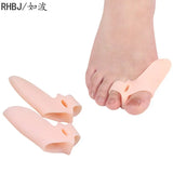 2Pcs Silicone Gel Thumb Corrector Bunion Foot Toe Hallux Valgus Protector Separator Finger Straightener Adjuster Foot Care Tool