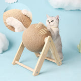 Cat Scratcher Toy Pet Scratching Ball Kitten Sisal Rope Cat Scraper Wear-Resistant Claw Sharpener Furniture Cat Sofa Protector