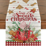 Linen Christmas Table Runner Snowman Xmas Tree Home Dining Table Cover Tablecloth 2023 Navidad Noel Christmas Decorations 2024