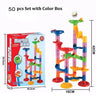 Marble Run Building Blocks Marbles Slide Toys For Children DIY Creativity Constructor Educational Toys Children Gift