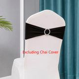 10pcs/lot Stretch Lycra Spandex Chair Covers Bands With Buckle Slider For Wedding Decorations Wholesale Chair Sashes Bow heart