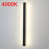 Modern Waterproof LED Outdoor Wall Lamp Long Strip IP65 Porch Lights Exquisite acrylic Light Source landscape architect