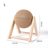 Cat Scratcher Toy Pet Scratching Ball Kitten Sisal Rope Cat Scraper Wear-Resistant Claw Sharpener Furniture Cat Sofa Protector