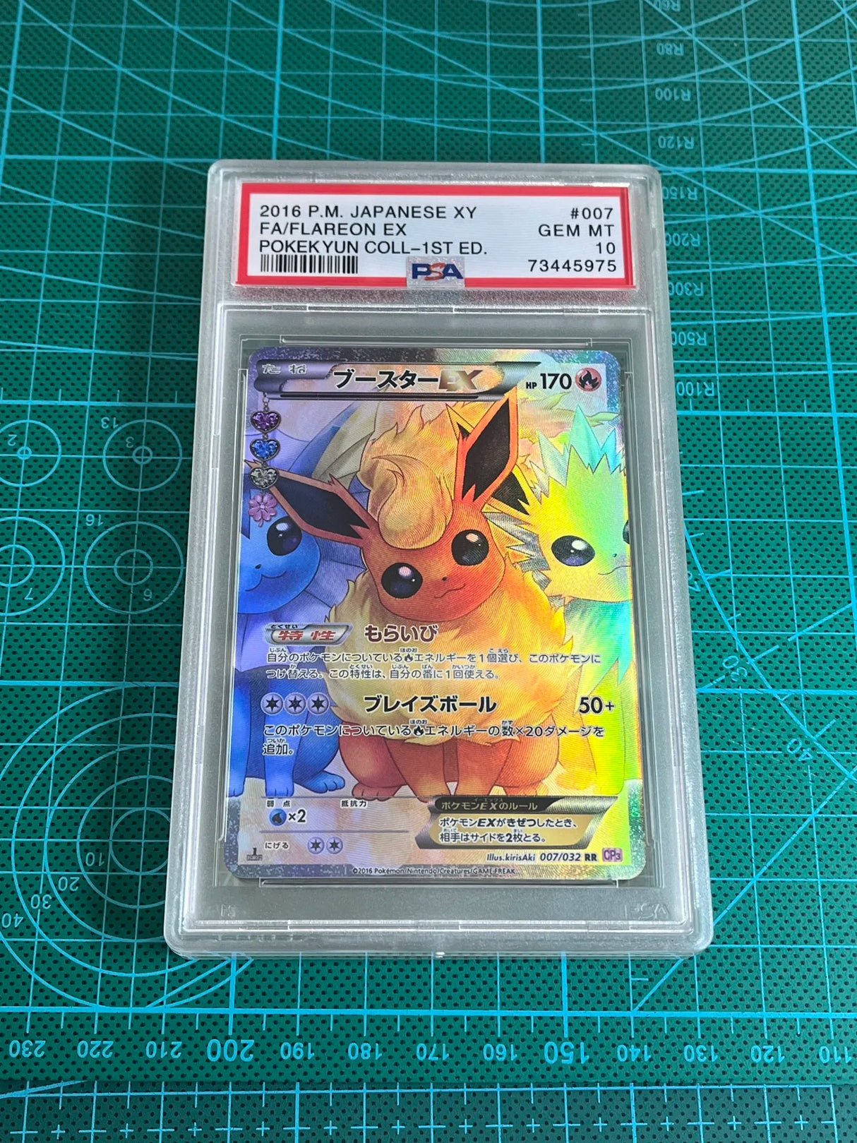 Diy Pokemon PSA Pikachu Charizard Venusaur Mew Collection Card PTCG Copy Version 10Points Rating Card Anime Game Cards Gift Toy