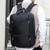 Back Light Anti theft Travel Backpack Male Backpack Men's Waterproof Backpack Casual Business Men Computer 15.6 Inch Laptop Bag