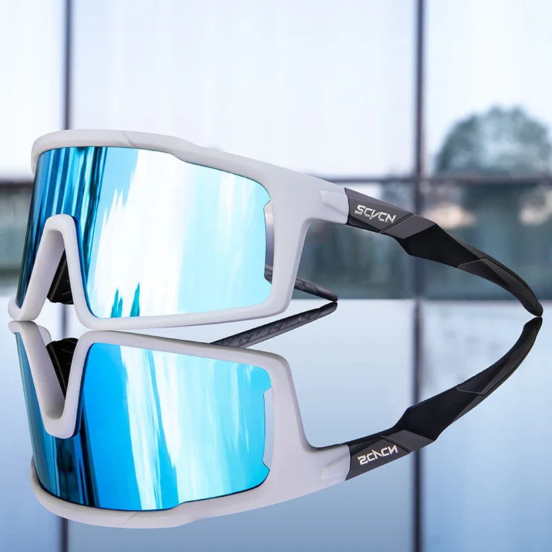 SCVCN Outdoor Polarized Cycling Sunglasses MTB Road UV400 Climbing Goggles Men Woman Driving Bike Bicycle Cycling Eyewear Hiking