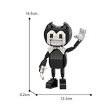 Buildmoc Horror Game Bendy Role For Ink Machine Building Blocks Cute Dark Anime Doll Bricks Toys Child Birthday Christmas Gifts