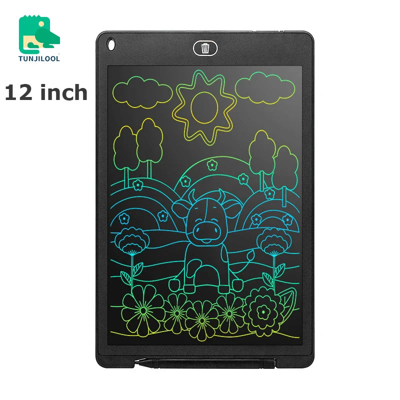 12/16 inch LCD Writing Tablet Drawing Board For Kids Children Montessori Education Learning Toys For Girls Boys Baby Kids