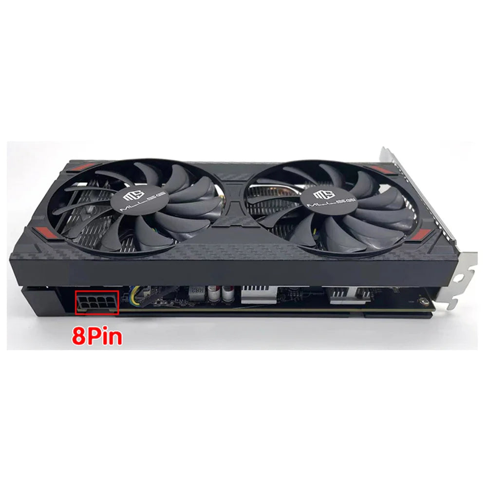 MLLSE Graphics Card RX 5500xt 8gb Placa De Video Gaming 7NM 128bit GDDR6 8Pin PCI Express 4.0 x 8 1717MHz DP*3 Desktop