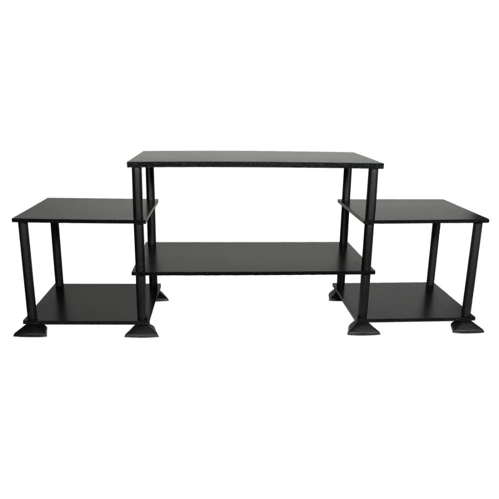 No Tools Assembly TV Stand for TVs up to 40",  tv stand living room furniture, tv cabinet,17.52 x 63.78 x 22.83 Inches